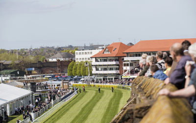 Horse race at Chester Race Course